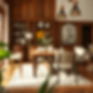 Local Craftsmanship in Dining Spaces Elegant dining room with handcrafted local furniture