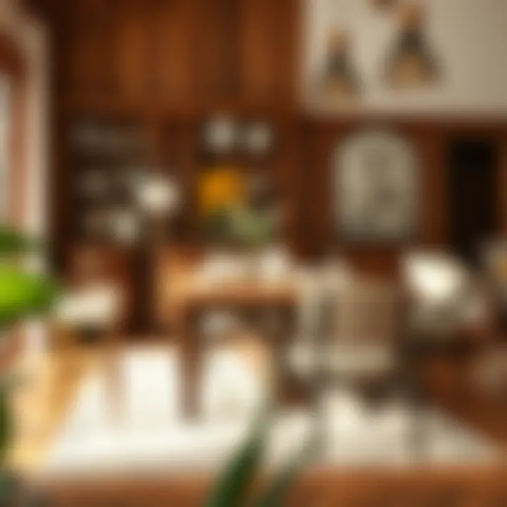 Local Craftsmanship in Dining Spaces Elegant dining room with handcrafted local furniture