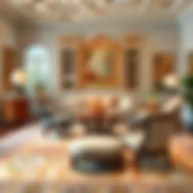 Historical significance of ivory oriental rugs in interior design