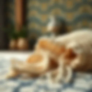 Materials used in making ivory oriental rugs emphasizing quality