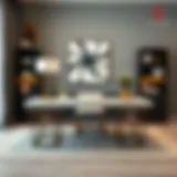 Modern Elegance in Custom Desk Design Elegant custom table desk showcasing modern design