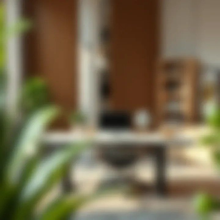 The Beauty of Personalization in Workspace A personalized custom table desk in a stylish office setting