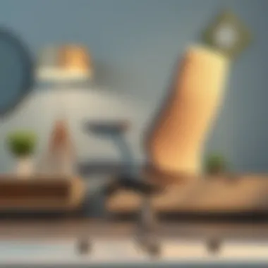 Optimal Lumbar Support in Ergonomic Design An ergonomic chair designed for optimal lumbar support