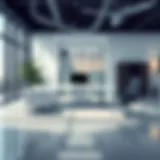 Modern office furniture showcasing sleek designs