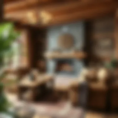 Charming Rustic Furniture Rustic furniture pieces in a cozy setting