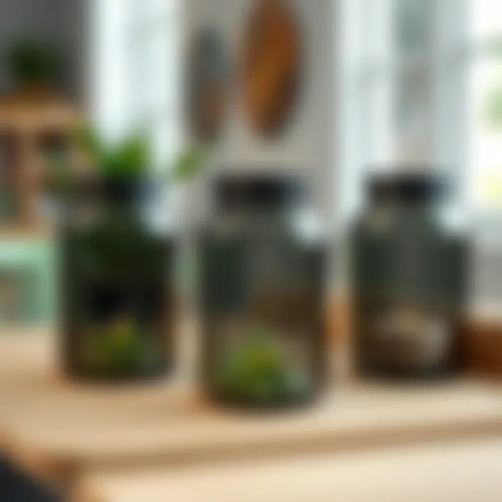 Sustainability in Black Glass Mason Jar Design Sustainable elements in black glass mason jar design