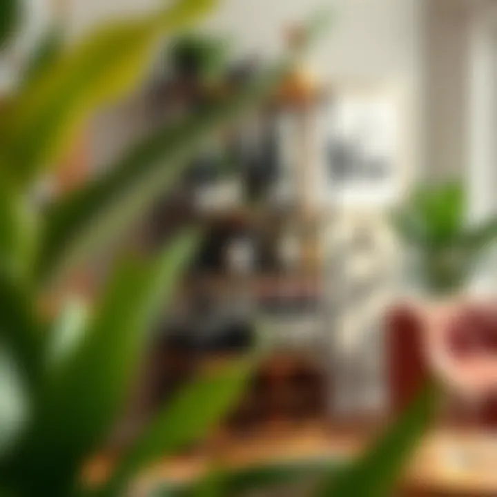 Chic Wine Rack Arrangement for Office Aesthetics Stylish wine rack displaying various bottles in a creative environment