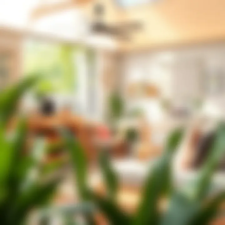 Bright and airy backyard creative space