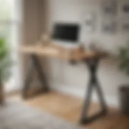 Sleek design of the Karlby Standing Desk showcasing its modern aesthetic