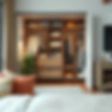 Harmonizing Design: Closet Drawers in Home Decor Aesthetic integration of closet drawers in a stylish room