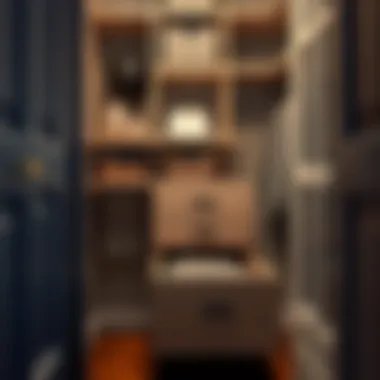 Versatile Customization of Short Drawer Designs Customized short closet drawers showcasing versatility