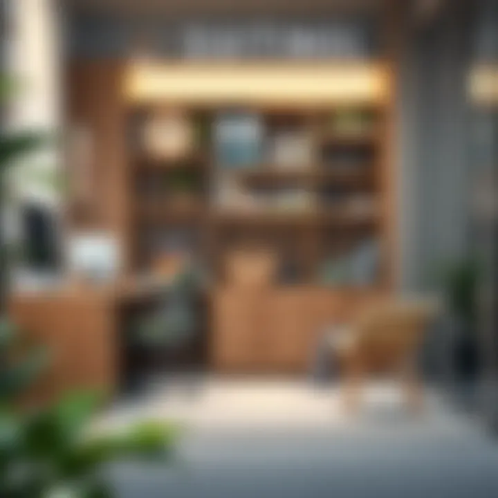 Smart Storage Solutions in Modern Workspaces Functional design of short drawers in a modern office