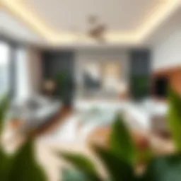 Contemporary living room with same day delivery furniture