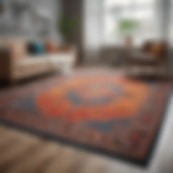 Infographic on color psychology in interior design