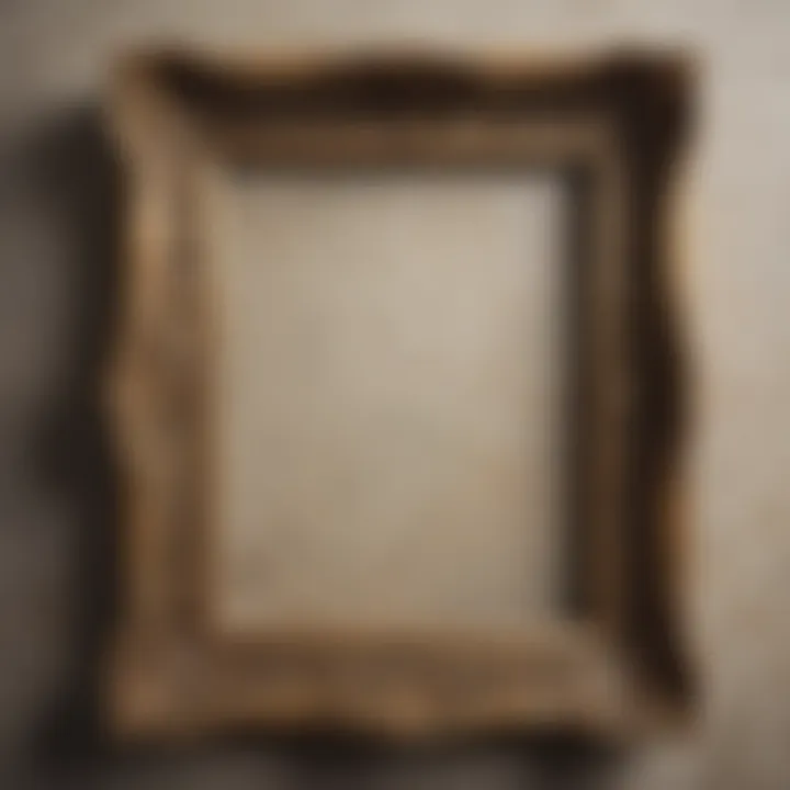 An ornate vintage photo frame adorned with intricate designs.