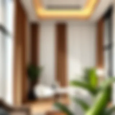 Stylish Interiors Enhanced by Light Blocking Sheers Stylish office interior showcasing light filtering