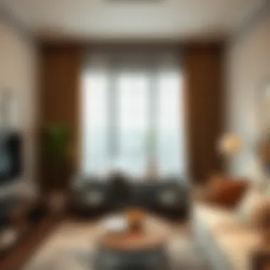 Choosing the Right Fabric for Sheer Curtain Canopies Detail of fabric choice for sheer curtain canopies in a contemporary office