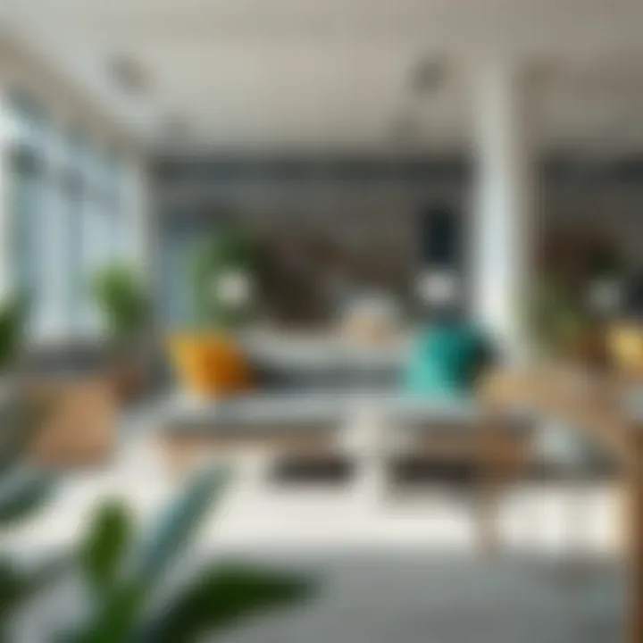 Daybed Couch Frame in a Collaborative Office Environment Versatile daybed couch frame in a collaborative workspace