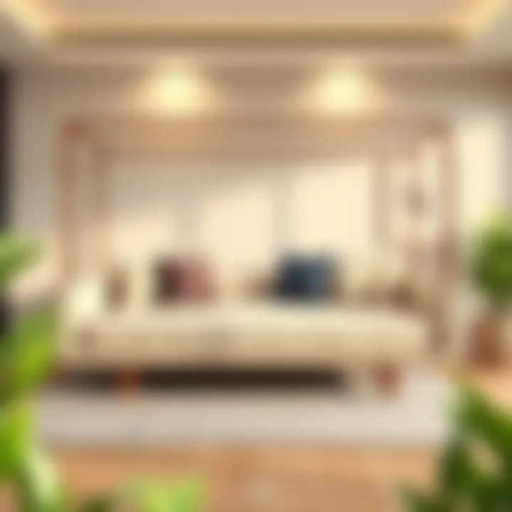 Elegant Modern Daybed Couch Frame Design Elegant daybed couch frame with modern design elements